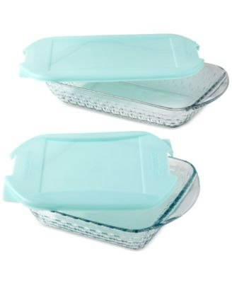 Anchor Hocking Basketweave Embossed 4-Piece Bakeware Bundle: $16 Anchor Hocking Basketweave Embossed 4-Piece Bakeware Bundle: $16