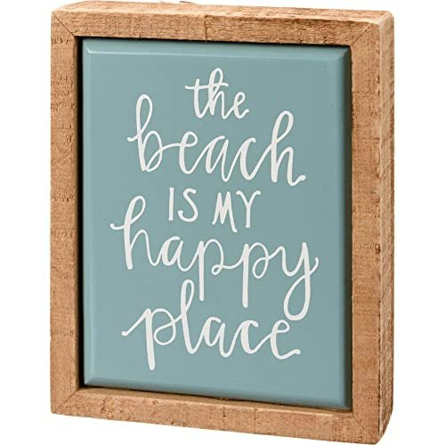 Primitives by Kathy The Beach is My Happy Place 4-inch Wood Box Sign: $8.97 Primitives by Kathy The Beach is My Happy Place 4-inch Wood Box Sign: $8.97