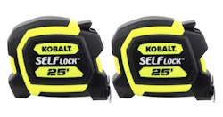 Kobalt 25-Foot Tape Measure 2-Pack for $12 + free shipping