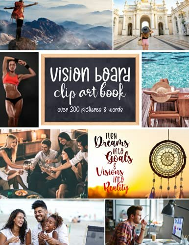 Vision Board Clip Art Book: $20.81 Vision Board Clip Art Book: $20.81