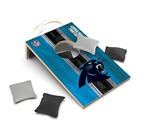 Soar NFL Carolina Panthers Tabletop Cornhole Game and Bluetooth Speaker: $20.59