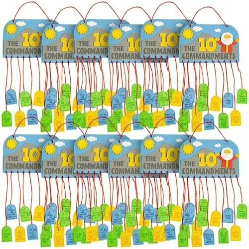 Fun Express Ten Commandments Mobile Craft Kit 12-Pack: $16.78 Fun Express Ten Commandments Mobile Craft Kit 12-Pack: $16.78