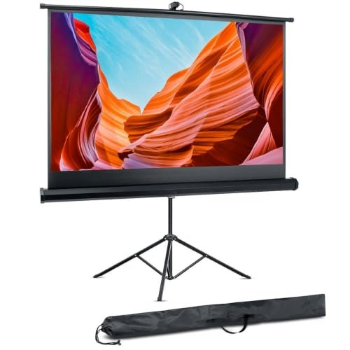 Pyle 60-inch Portable Tripod Projector Screen: $70.76 Pyle 60-inch Portable Tripod Projector Screen: $70.76