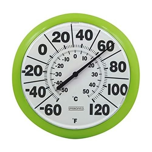 Springfield 8-Inch Indoor and Outdoor Dial Thermometer: $9.47 Springfield 8-Inch Indoor and Outdoor Dial Thermometer: $9.47