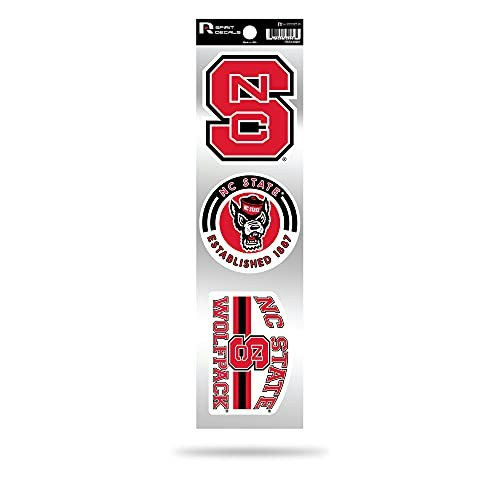 North Carolina State Wolfpack 3-Piece Retro Decal Set: $5.93