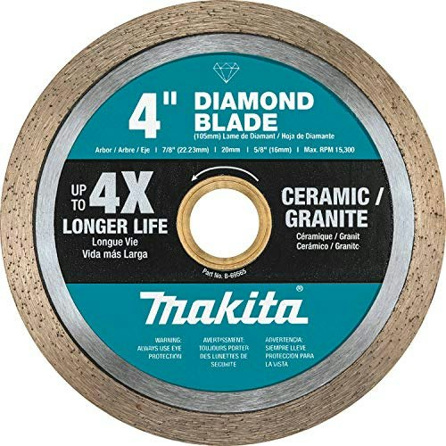 Makita 4-inch Diamond Continuous Rim Blade: $0