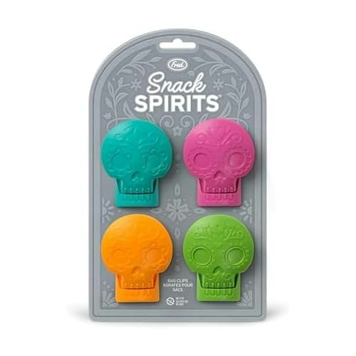 Genuine Fred Snack Spirits Skull Bag Clips 4-Pack: $7.99