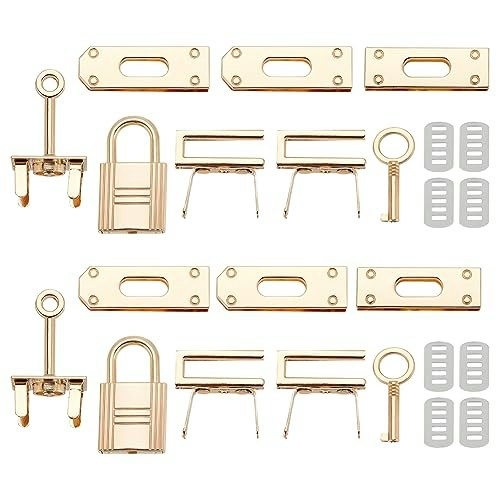 Wadorn Alloy Bag Lock Clasp Set 24-Pack: $16.19 Wadorn Alloy Bag Lock Clasp Set 24-Pack: $16.19