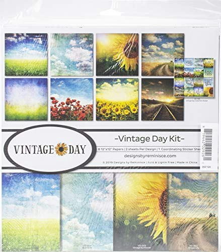 Reminisce Vintage Day Scrapbook Collection Kit: $8.55 Reminisce Vintage Day Scrapbook Collection Kit: $8.55