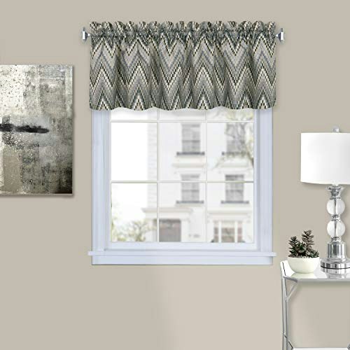 Achim Avery Charcoal 58 x 14-inch Curtain Valance: $14.79 Achim Avery Charcoal 58 x 14-inch Curtain Valance: $14.79