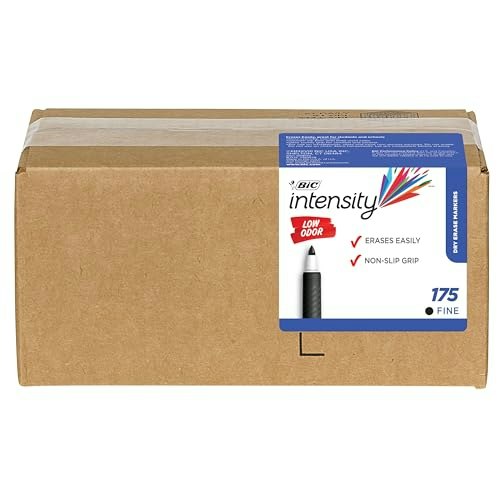 BIC Intensity Fine Tip Black Dry Erase Markers 175-Pack: $62.10