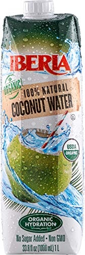 Iberia Organic Coconut Water 1-Liter: $29.21