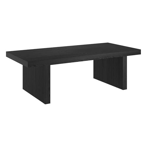 Henn&Hart 48-Inch Modern Fluted Coffee Table: $178.34 Henn&Hart 48-Inch Modern Fluted Coffee Table: $178.34