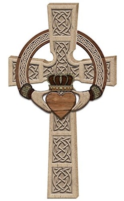 Abbey & CA Gift Claddagh Wall Cross with Card for $26 + free shipping w/ Prime