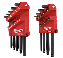 Milwaukee 22-Piece Ball End SAE/Metric L-Key Set for $40 + free shipping
