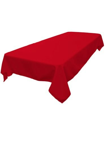 LA Linen 60" x 90" Polyester Poplin Rectangular Tablecloth: $20.32 LA Linen 60" x 90" Polyester Poplin Rectangular Tablecloth: $20.32