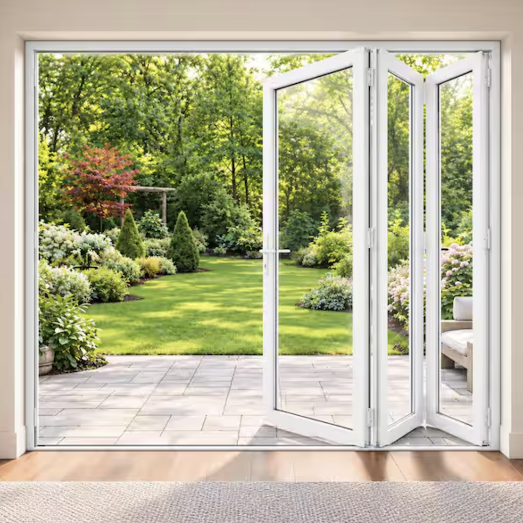 Eris 72" x 80" Right or Left Aluminum Folding Patio Door: $2,546