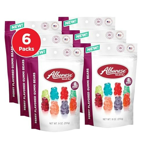 Albanese Berry Flavored Gummi Bears 9-oz. Bag 6-Pack: $20.52 Albanese Berry Flavored Gummi Bears 9-oz. Bag 6-Pack: $20.52