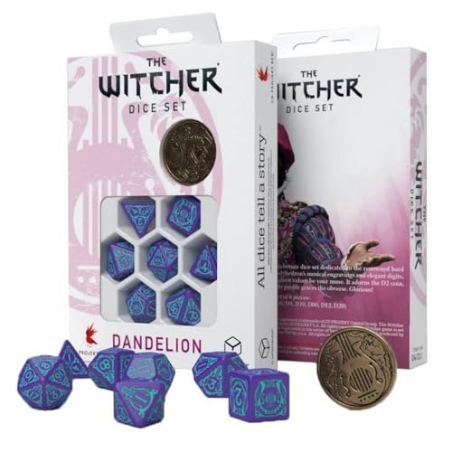 Q-Workshop Witcher Dandelion Dice Set: $17.62