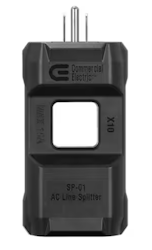 Commercial Electric 120V 10x AC Line Splitter for $4 + free shipping