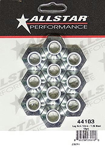 Allstar Performance 12mm x 1.25 Lug Nut 10-Pack: $20.79 Allstar Performance 12mm x 1.25 Lug Nut 10-Pack: $20.79