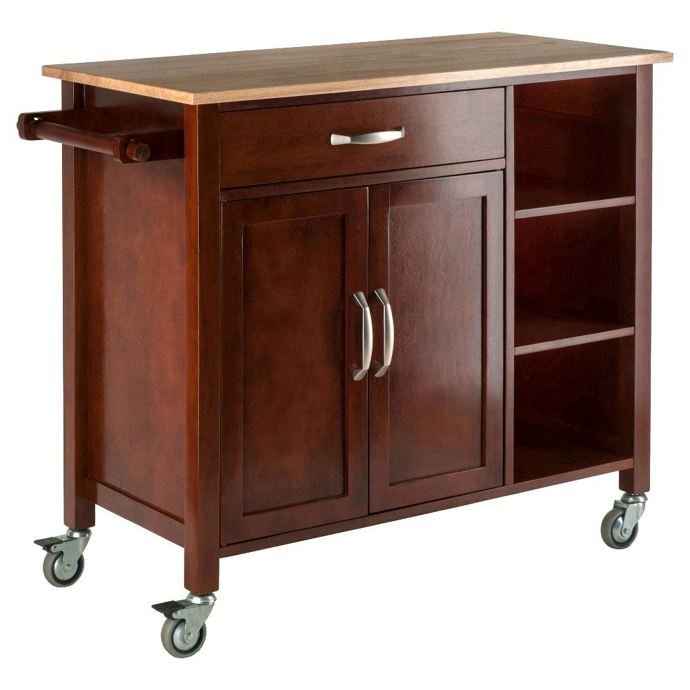Winsome Mabel Wood Kitchen Cart: $238.99