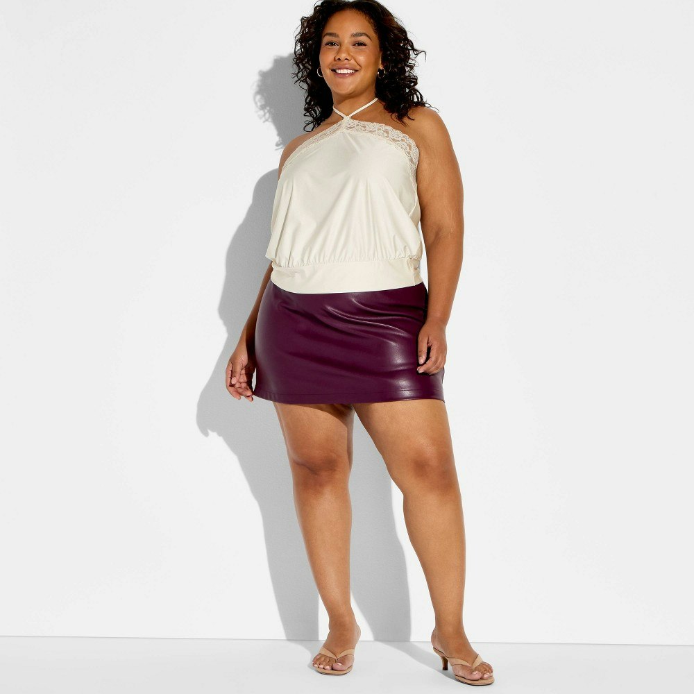 Wild Fable Women's Banded Bottom Lace Top: $15