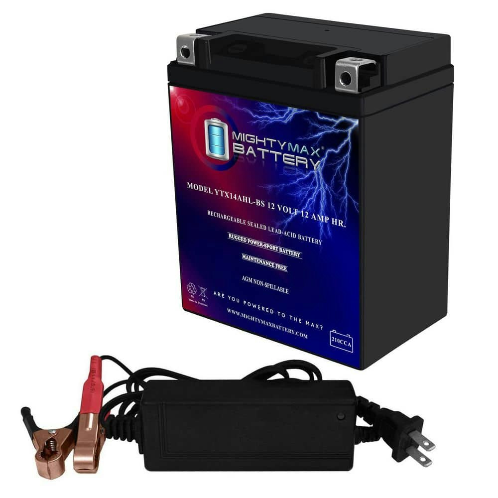 YTX14AHL Battery and 12V 2-Amp Charger for Triumph Trophy 900: $59.99 YTX14AHL Battery and 12V 2-Amp Charger for Triumph Trophy 900: $59.99