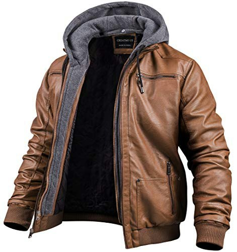 Men's Vintage Faux Leather Motorcycle Jacket: $42.82 Men's Vintage Faux Leather Motorcycle Jacket: $42.82