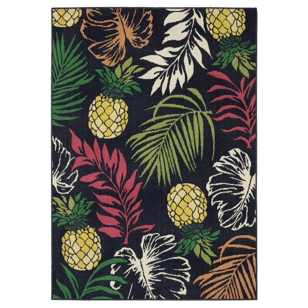 Captiv8e Designs 6'7" x 9'2" Tropical Botanical Indoor/Outdoor Area Rug: $154.99 Captiv8e Designs 6'7" x 9'2" Tropical Botanical Indoor/Outdoor Area Rug: $154.99