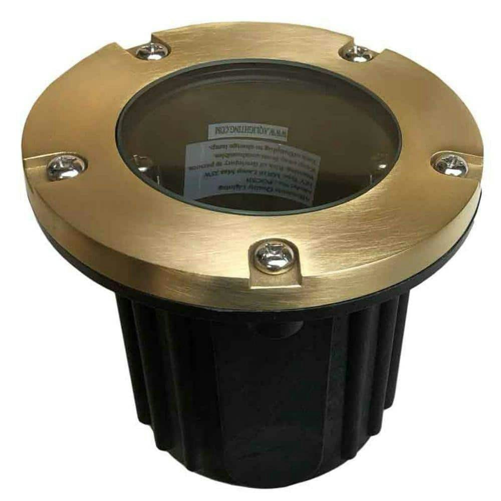 Brass Weather-Resistant Hardwired Well Light: $45.99 Brass Weather-Resistant Hardwired Well Light: $45.99