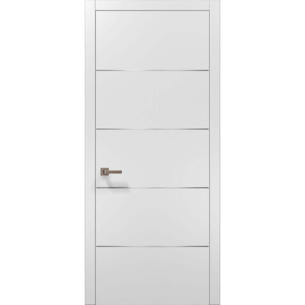 18-inch x 84-inch Flush White Finished Pine Interior Door Slab: $1,021.56 18-inch x 84-inch Flush White Finished Pine Interior Door Slab: $1,021.56