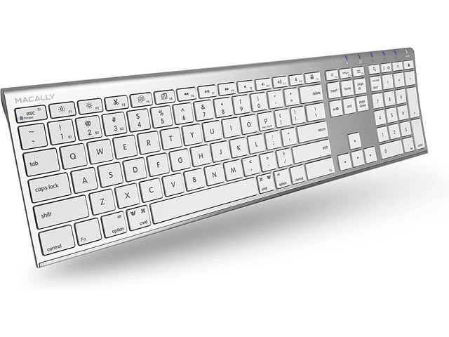 Macally Multi-Device Wireless Bluetooth Keyboard for Mac: $111.35