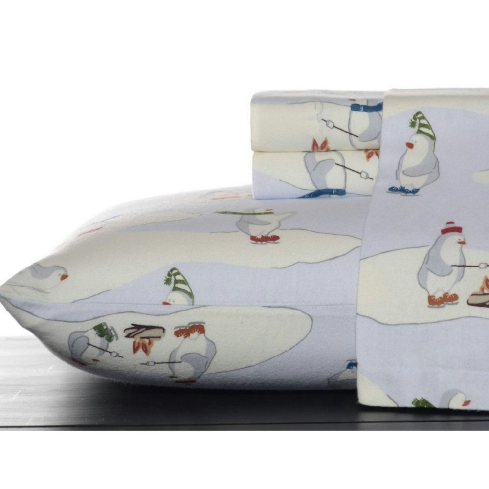Eddie Bauer King Patterned Flannel Sheet Set: $63.99