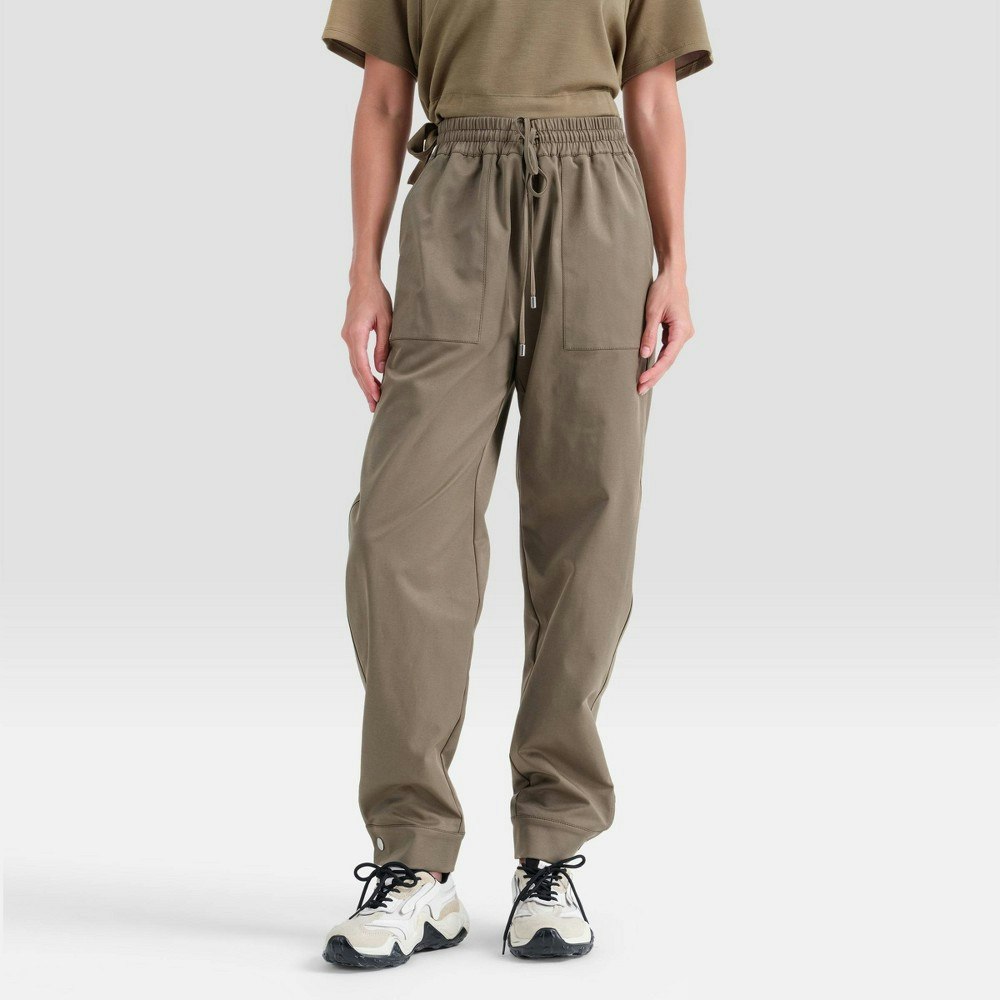 Women's High-Rise Tapered Leg Joggers: $38 Women's High-Rise Tapered Leg Joggers: $38