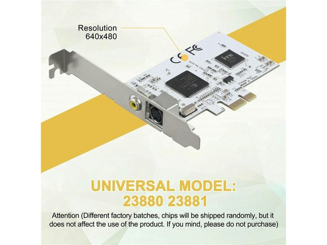 PCIe Surveillance Video Capture Card: $40.84 PCIe Surveillance Video Capture Card: $40.84