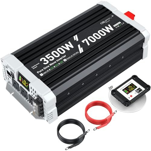 3,500W Pure Sine Wave 12V DC to 120V AC Power Inverter: $186.99 3,500W Pure Sine Wave 12V DC to 120V AC Power Inverter: $186.99