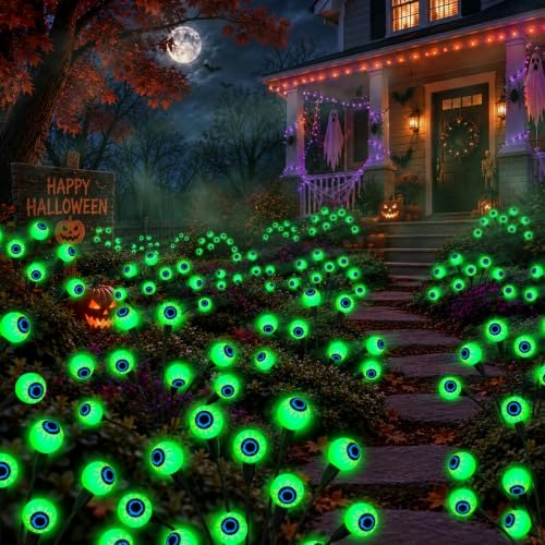 48-LED Solar Eyeball Halloween Decoration Lights 6-Pack: $20.99 48-LED Solar Eyeball Halloween Decoration Lights 6-Pack: $20.99