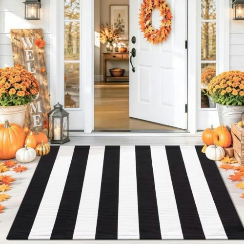 Smiry Striped Entryway Rug: $16.98 Smiry Striped Entryway Rug: $16.98