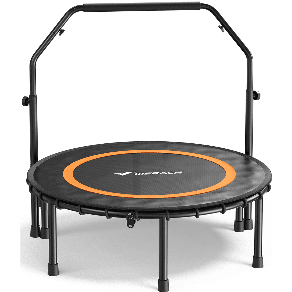 Merach 40-inch Fitness Trampoline with Bar: $81