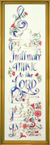 Design Works Crafts Tobin 5"x20" Make Music Counted Cross Stitch Kit: $16