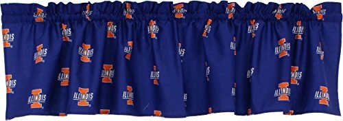 Illinois Fighting Illini 84" x 15" Curtain Valance: $18.18 Illinois Fighting Illini 84" x 15" Curtain Valance: $18.18