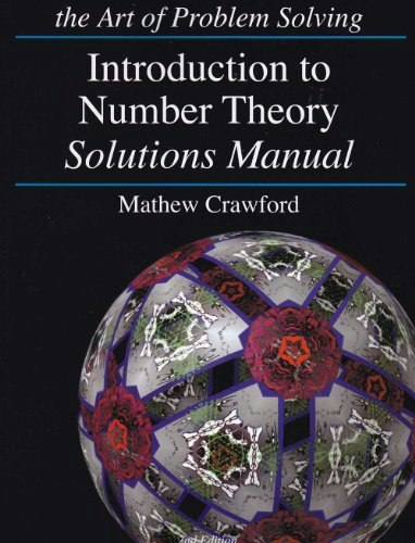 Introduction to Number Theory Solutions Manual: $16.19 Introduction to Number Theory Solutions Manual: $16.19