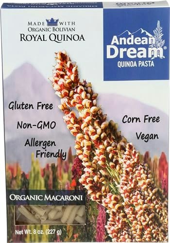 Andean Dream Quinoa Macaroni 8-ounce: $7.01 Andean Dream Quinoa Macaroni 8-ounce: $7.01