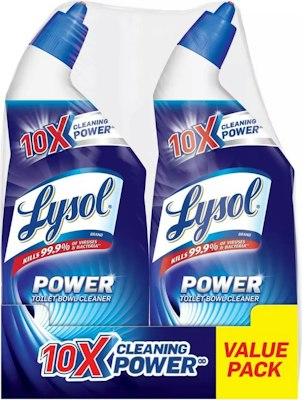 Lysol Power 24-oz. Toilet Bowl Cleaner 2-Pack for $3.27 via Sub. & Save + free shipping w/ Prime