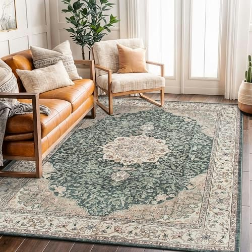 Rugshop 5' x 7' Oriental Medallion Area Rug: $91.46