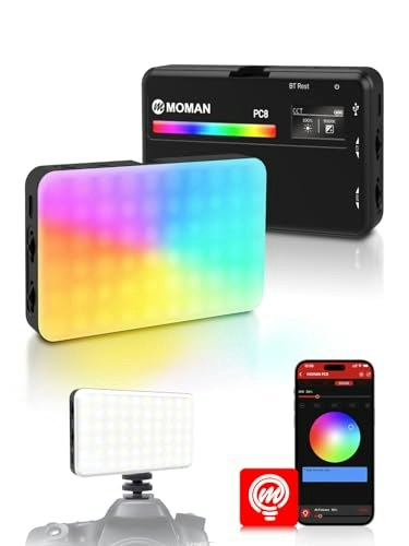 Moman RGB LED Camera Light: $23.99 Moman RGB LED Camera Light: $23.99