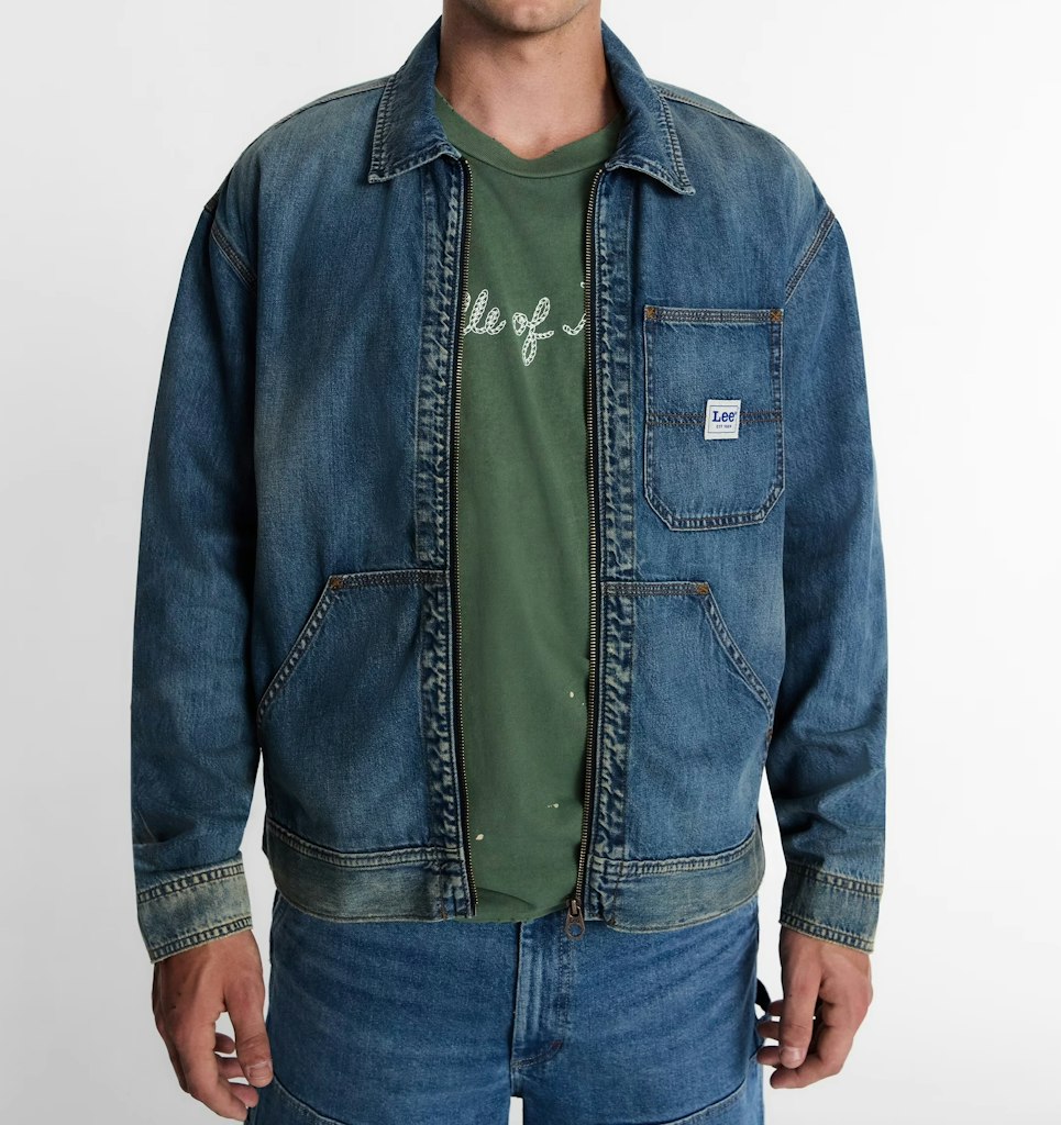 Kacey Lee Men's Denim Workwear Jacket: $10