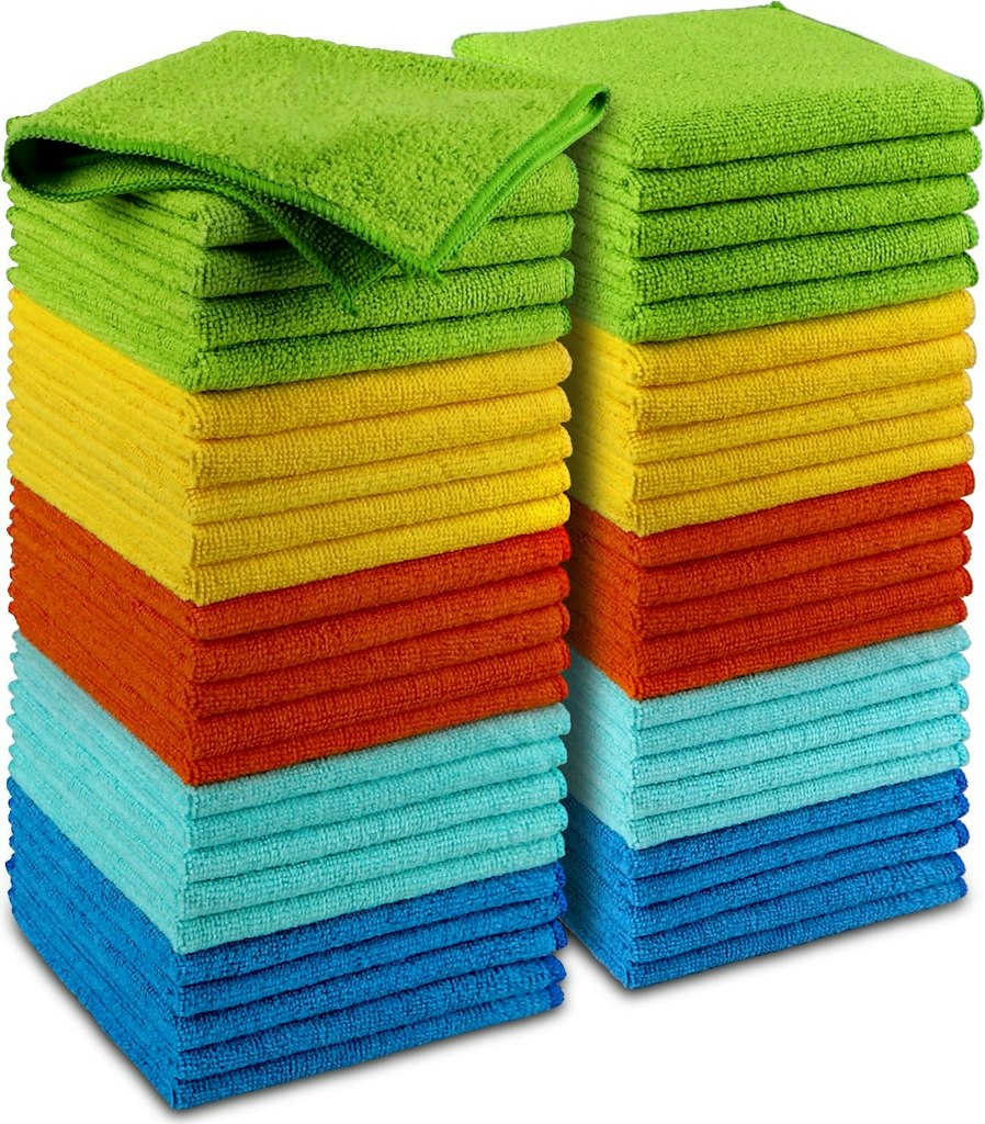 Aidea 12" x 12" Microfiber Cleaning Cloths 50-Pack: $13 via Sub. & Save