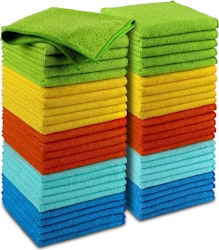 Aidea 12" x 12" Microfiber Cleaning Cloths 50-Pack for $13 via Sub. & Save + free shipping w/ Prime
